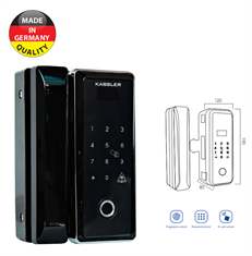 Khóa cửa vân tay cửa kính loại nào tốt nhất - Bếp Tốt